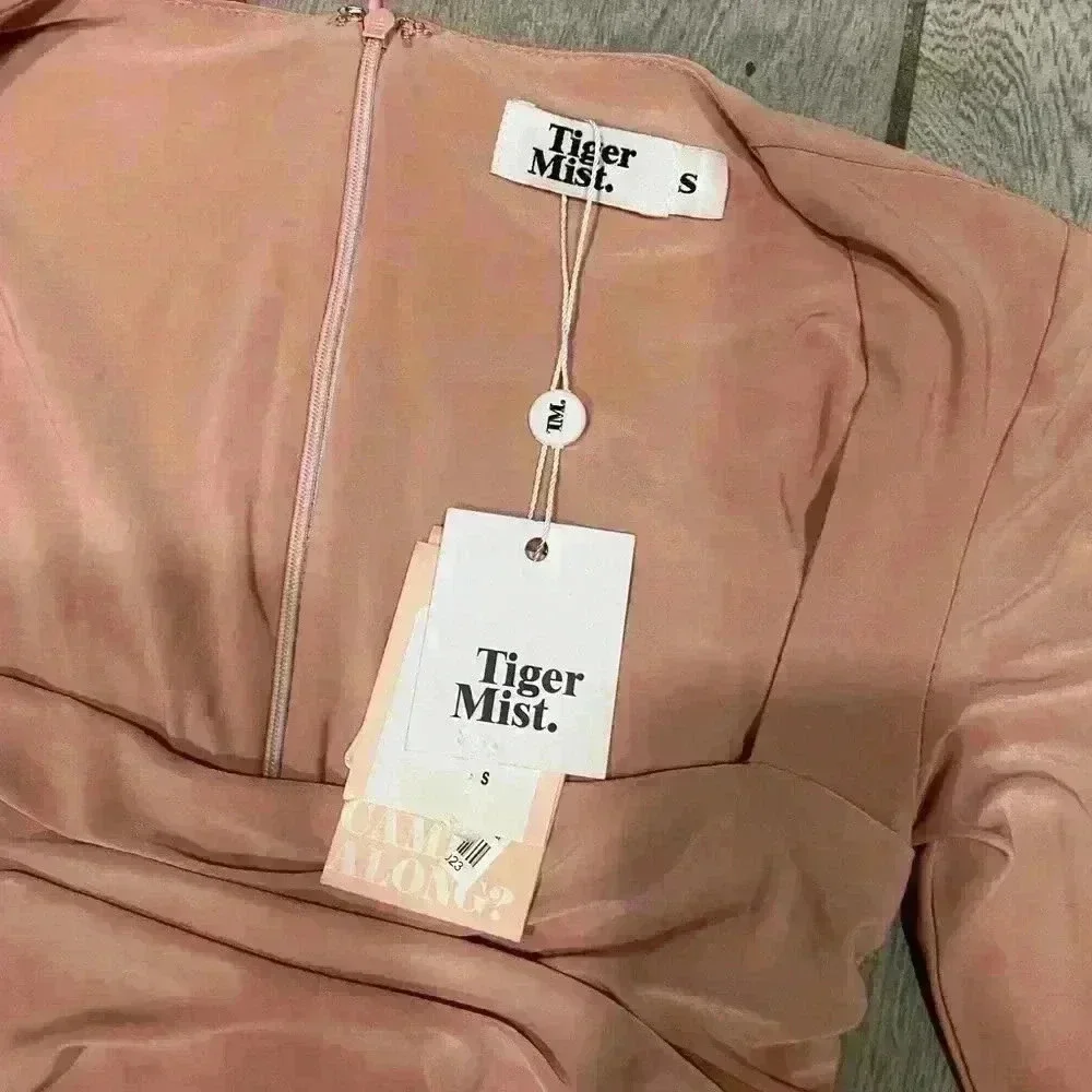 Tiger Mist Tully Dress Blush Pink Size Small - Picture 2 of 4